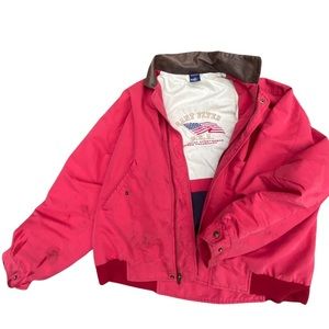 Vintage Gant Red Sportwear Windbreaker.